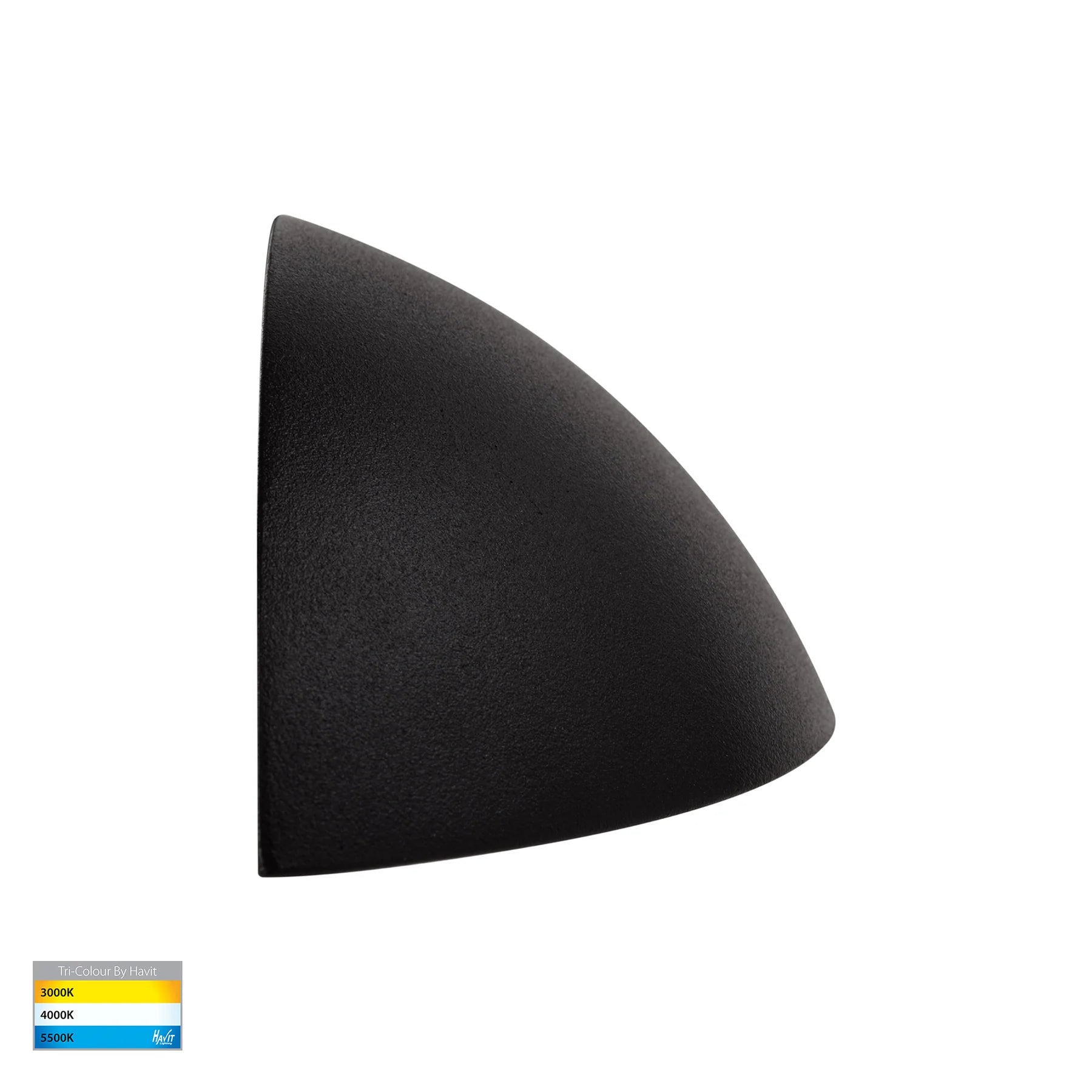 Havit Curva LED Exterior Step Lights Tri- Black 7.5W 12V IP65- HV3253T-BLK-12V