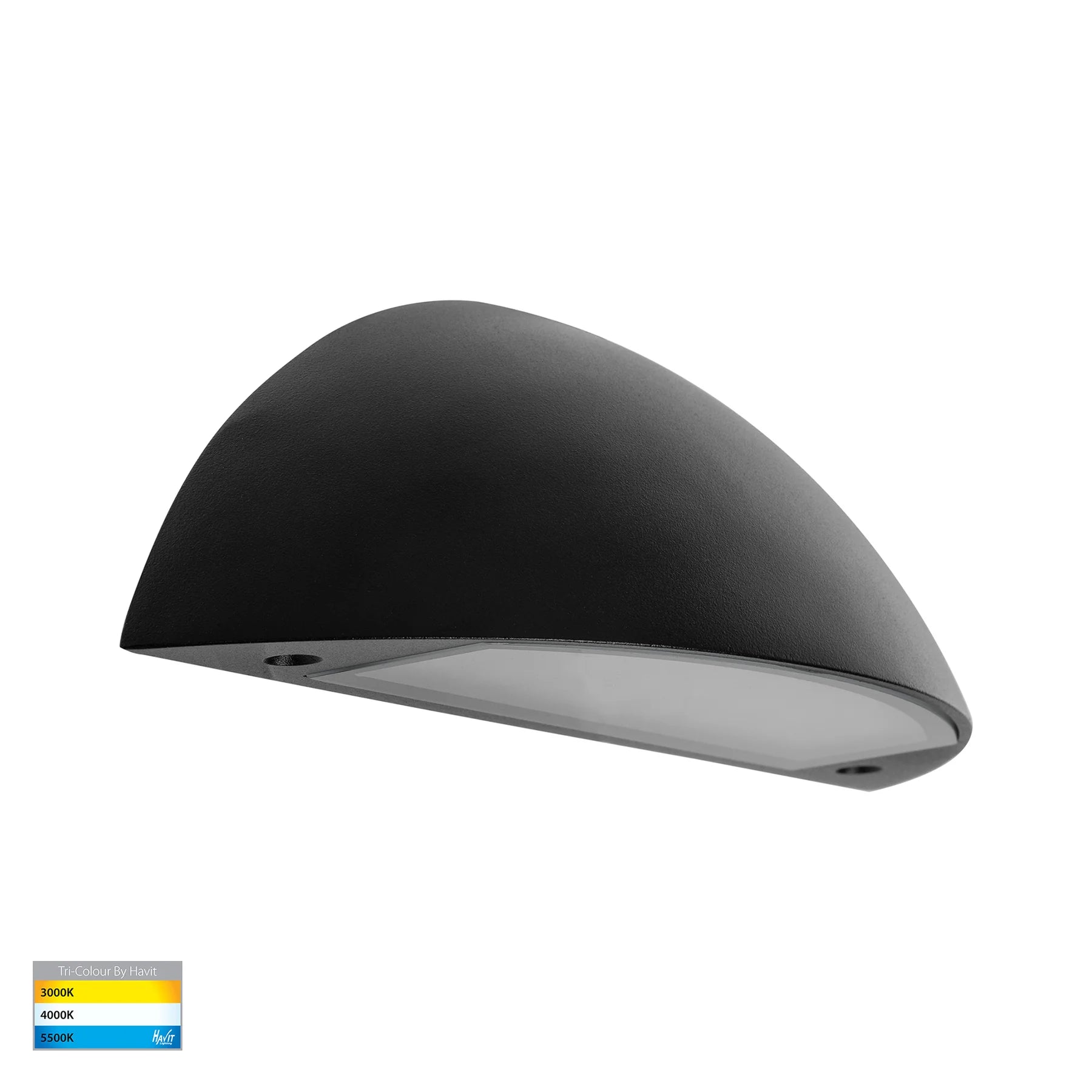 Havit Curva LED Exterior Step Lights Tri- Black 7.5W 12V IP65- HV3253T-BLK-12V