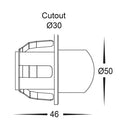 Havit Sako Recessed Up & Down Garden Step and Up Lights 3000K 316 Stainless Steel 2W 12V IP67 - HV3264W- Havit Lighting