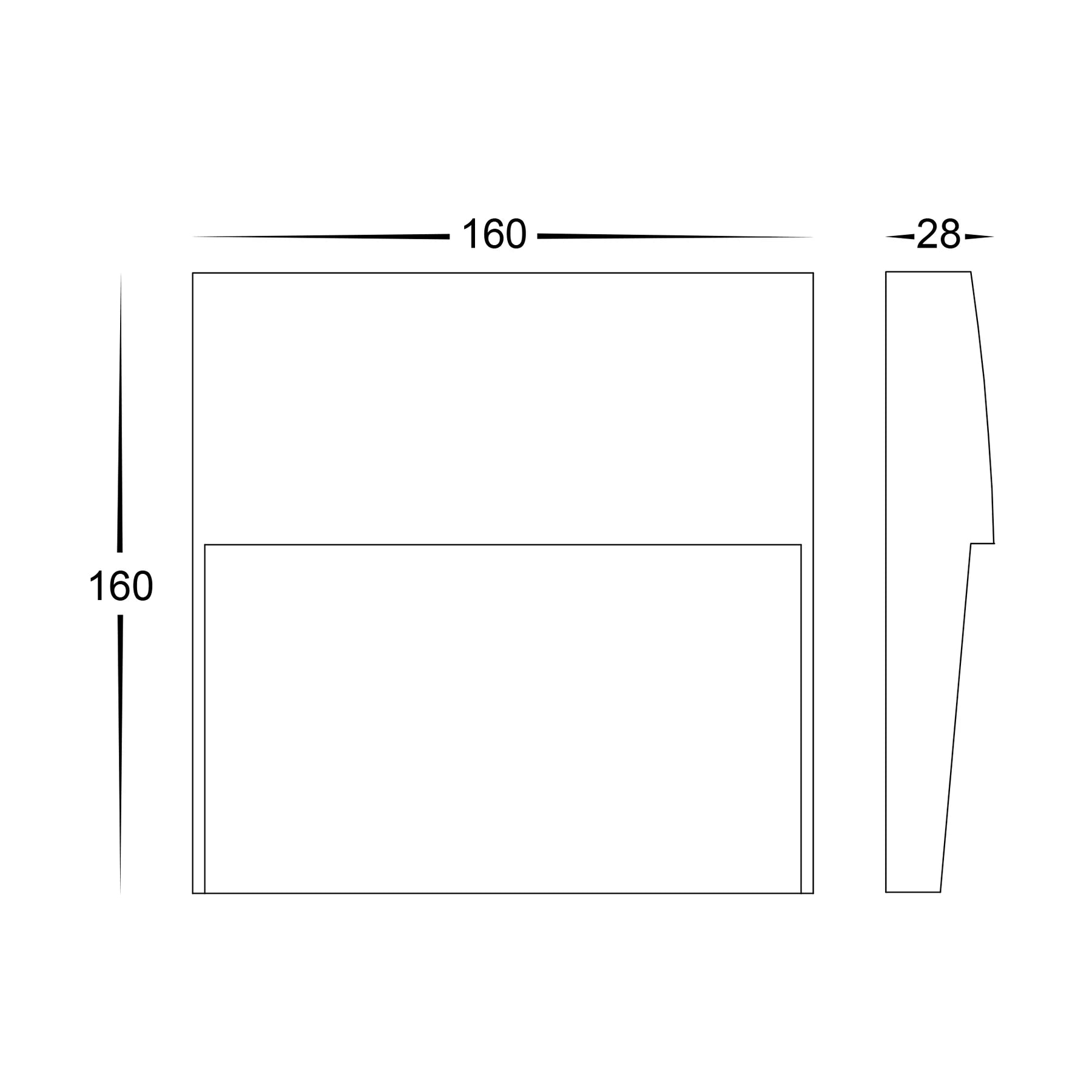 Havit Fino Square Garden Step and Up Lights Tri - White 6W 12V IP54 - HV3269T-WHT-12V-SQ- Havit Lighting