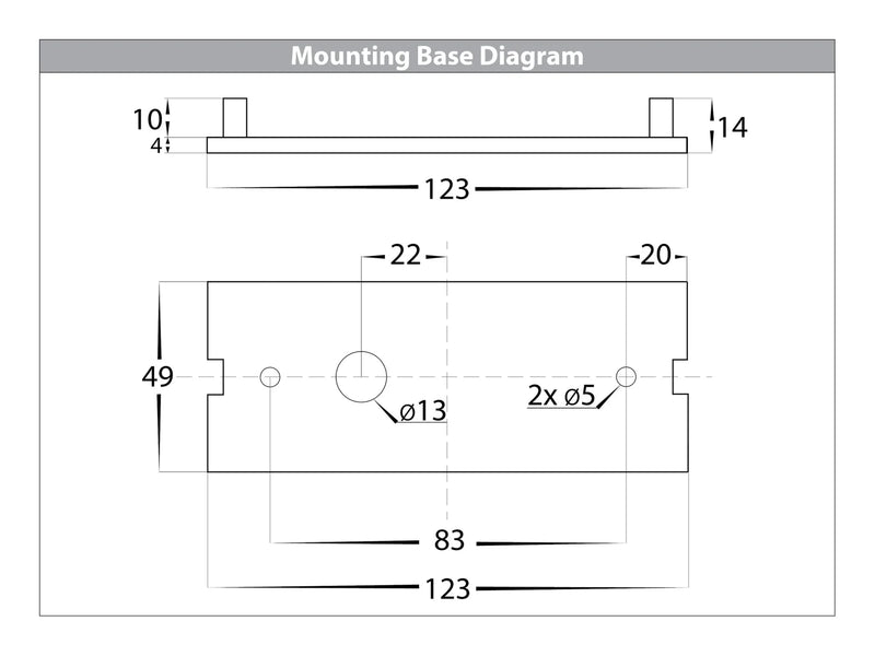 Havit Taso Surface Mounted Interior Step Lights Tri - Silver 3.5W 12V IP54 - HV3270T-SLV-12V - Havit Lighting