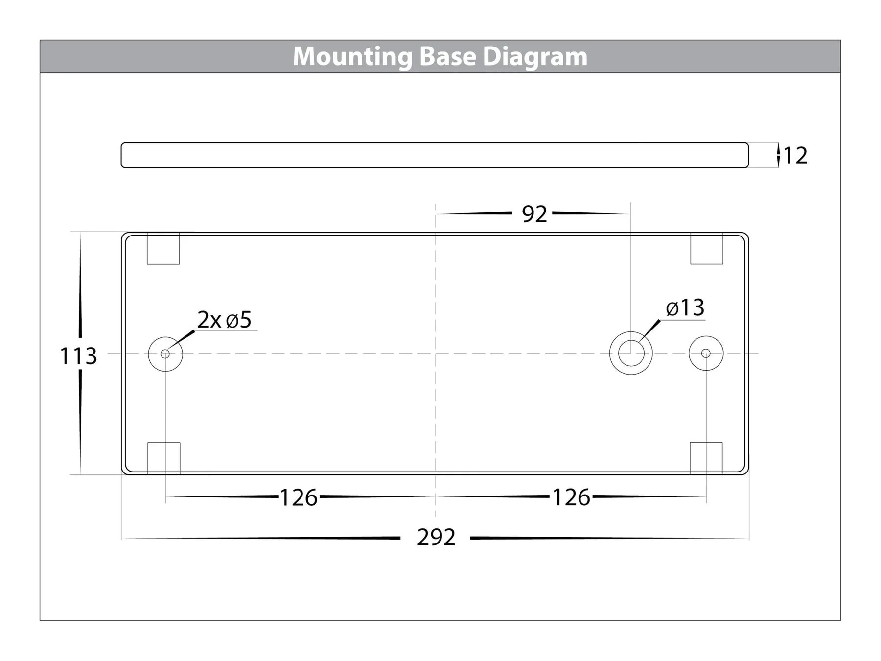 Havit Shim Surface Mounted Garden Step and Uplights Tri - Black 14W 12/240V IP54 - HV3279T-BLK-240V, HV3279T-BLK-12V