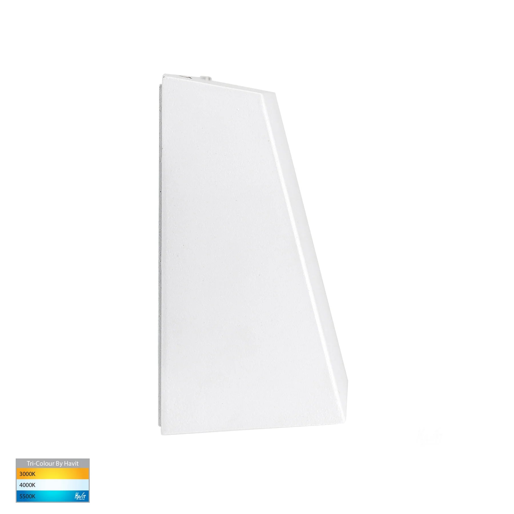 Havit Shim Surface Mounted Garden Step and Uplights Tri - White 14W 12/240V IP54 - HV3279T-WHT-240V, HV3279T-WHT-12V