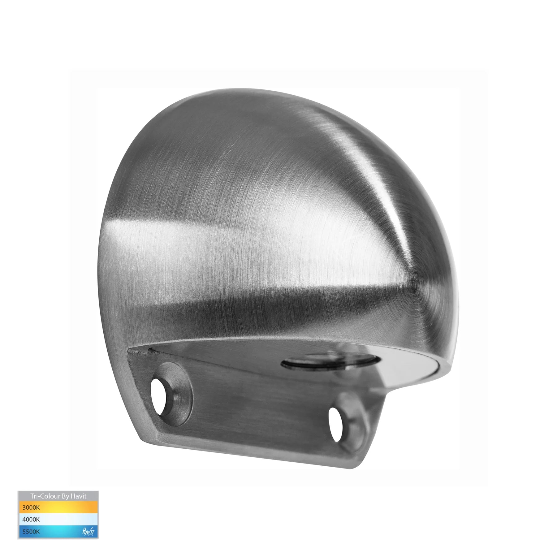 Havit Occhio Surface Mounted Eyelid Garden Step and Up Lights Tri - 316 Stainless Steel 3W 12V IP65 - HV3281T-SS316-12V - Havit Lighting