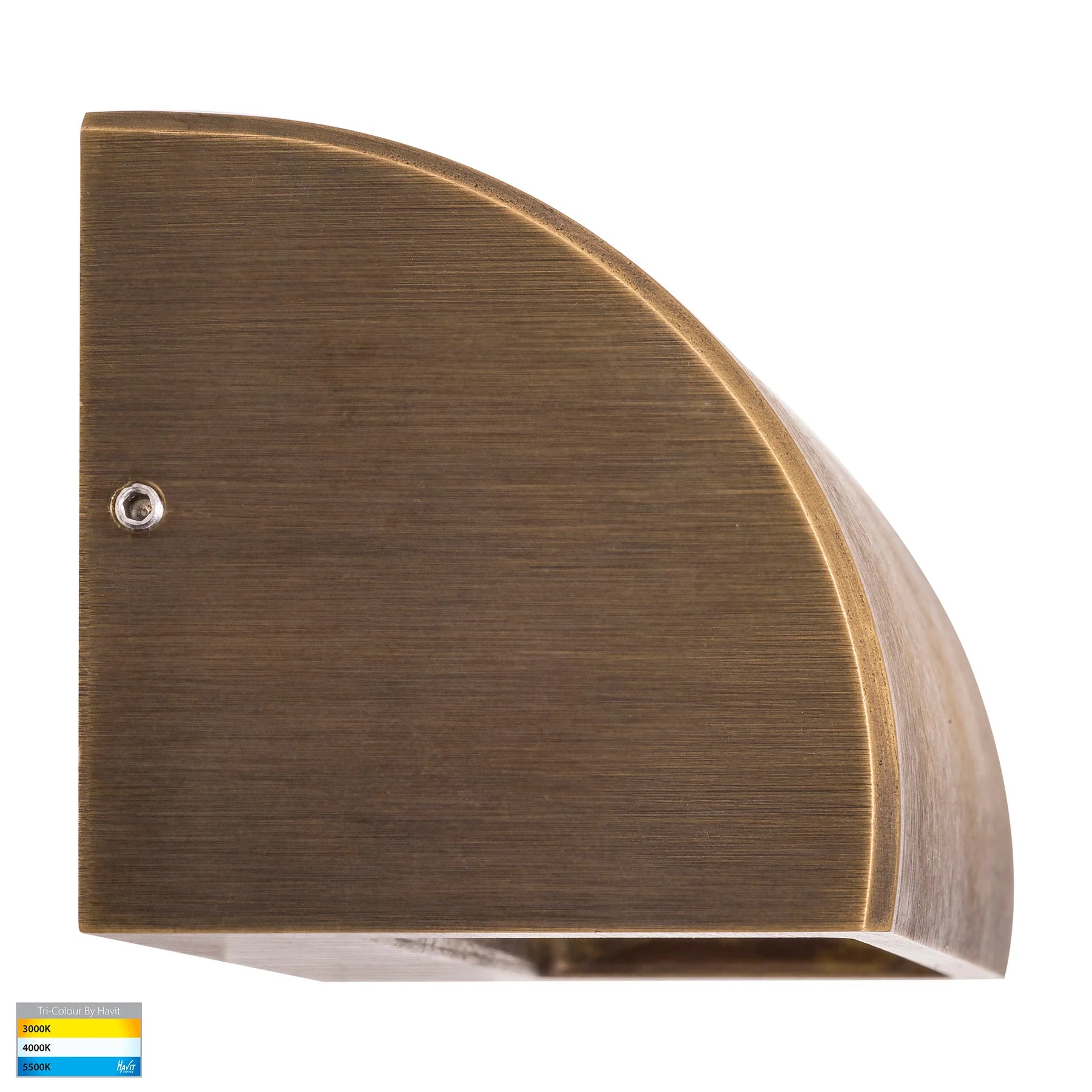 Havit Ridge Rectangular Garden Step and Uplights Tri- Solid Bronze 6W 12V IP54 - HV3283T-BRZ