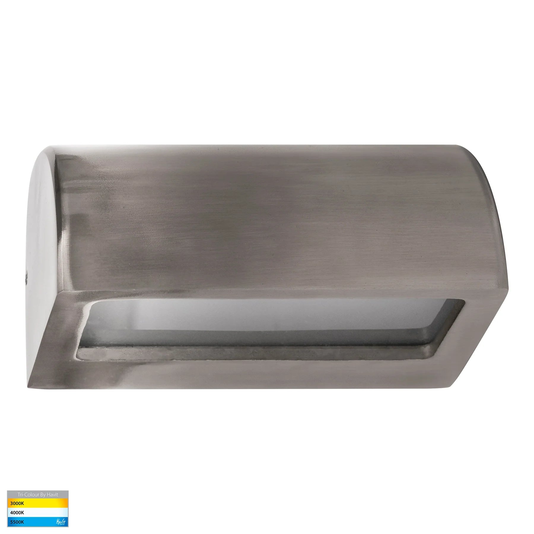 Havit Ridge Rectangular Garden Step and Uplights Tri- 316 Stainless Steel 6W 12V IP54 - HV3283T-SS316