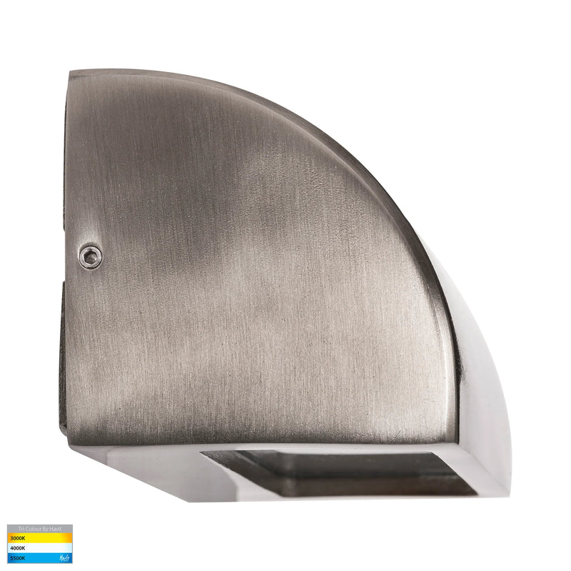 Havit Ridge Rectangular Interior Step Lights Tri - 316 Stainless Steel 6W 12V IP54 - HV3283T-SS316 - Havit Lighting