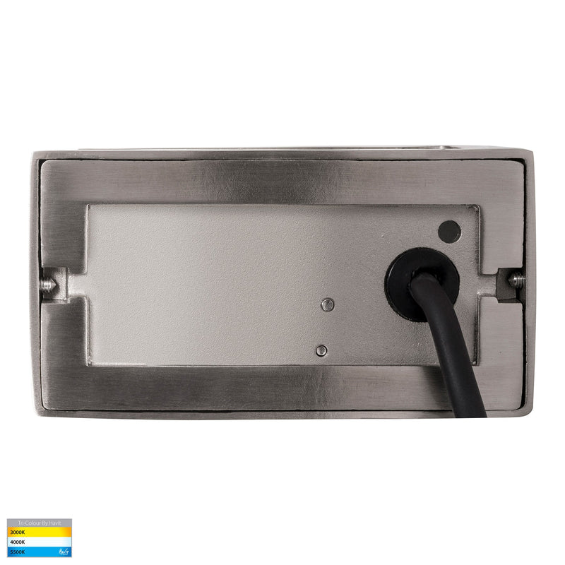 Havit Ridge Rectangular Interior Step Lights Tri - 316 Stainless Steel 6W 12V IP54 - HV3283T-SS316 - Havit Lighting