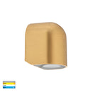 Havit Patra Surface Mounted Exterior Wall Lights Tri- Solid Brass 1.5W 12V IP65- HV3284T-BR-12V