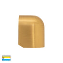 Havit Patra Surface Mounted Exterior Wall Lights Tri- Solid Brass 1.5W 12V IP65- HV3284T-BR-12V