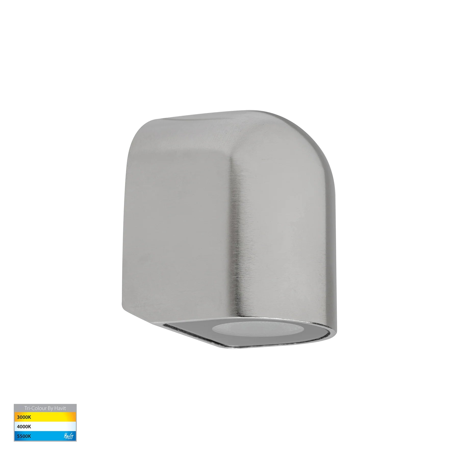 Havit Patra Surface Mounted Exterior Wall Lights Tri- 316 Stainless Steel 1.5W 12V IP65- HV3284T-SS316-12V