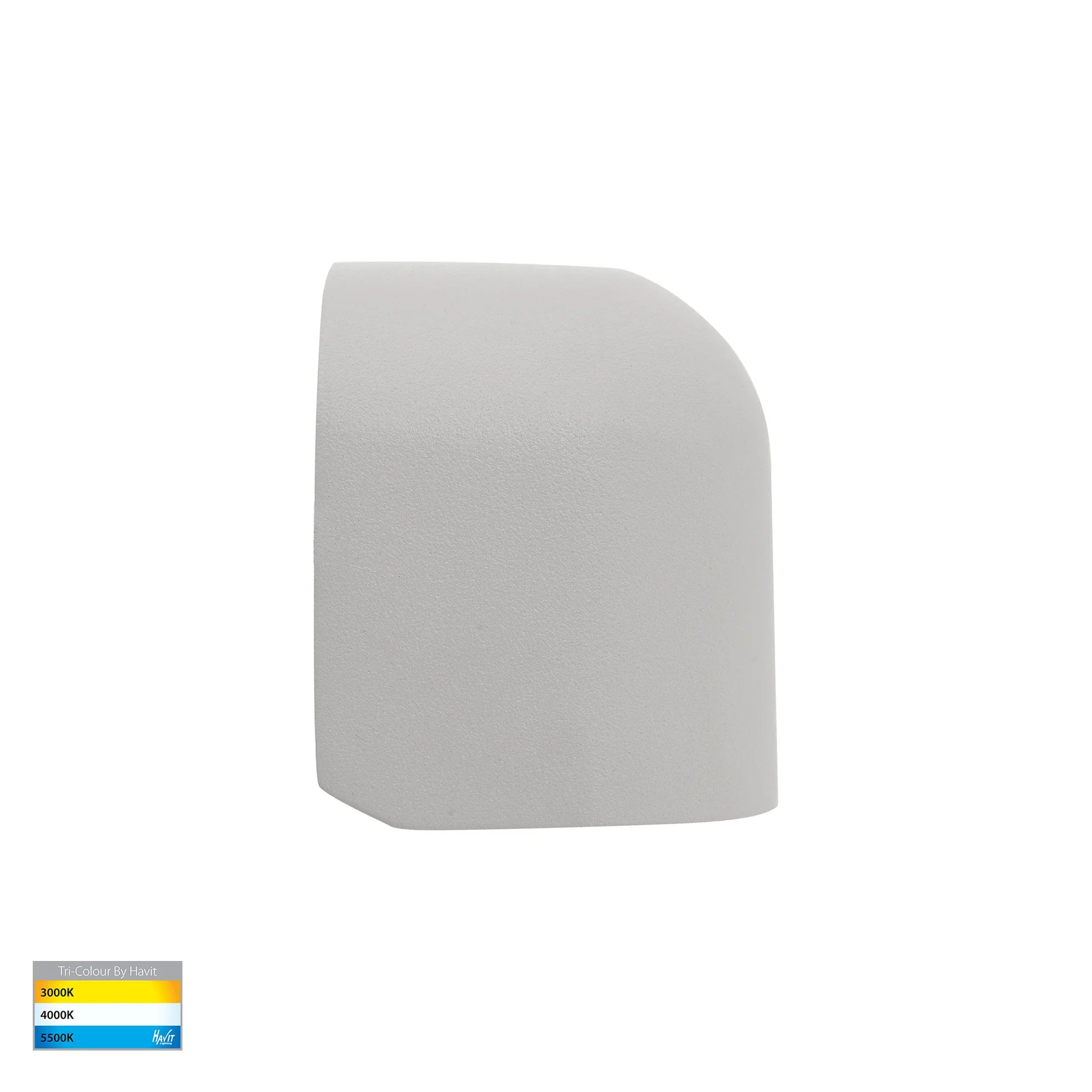 Havit Patra  Surface Mounted Exterior Wall Lights Tri- White 1.5W 12V IP65 - HV3284T-WHT-12V