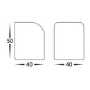 Havit Patra Surface Mounted Exterior Wall Lights Tri- Solid Brass 1.5W 12V IP65- HV3284T-BR-12V