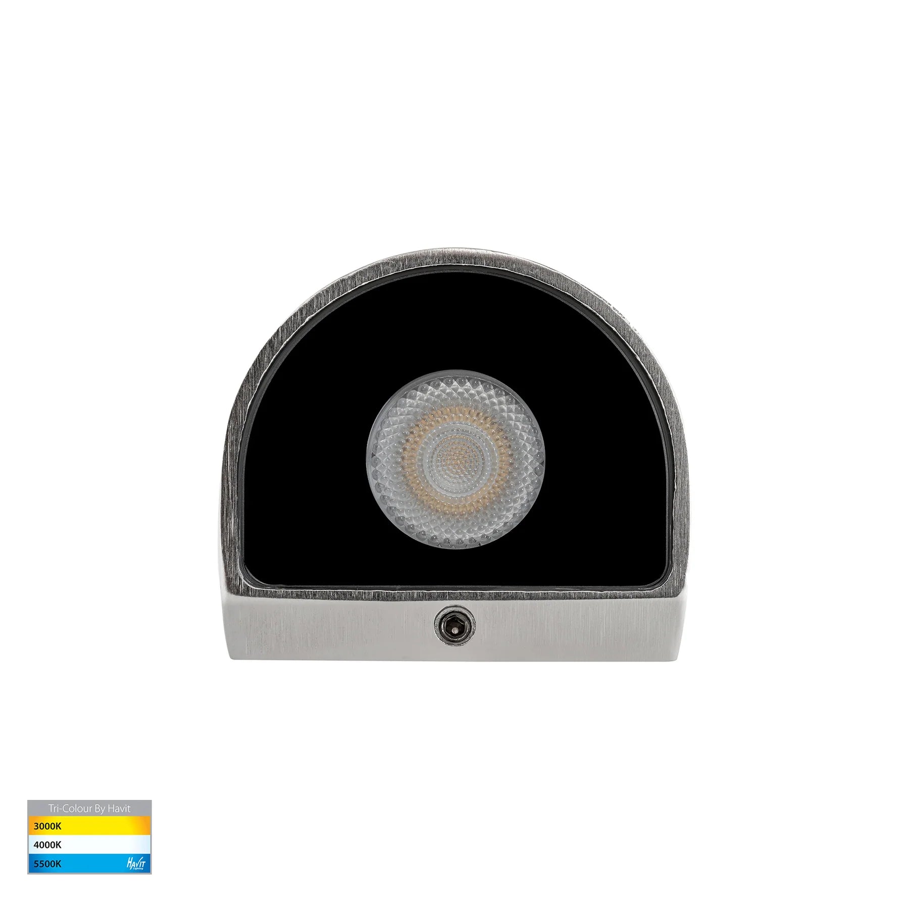 Havit Kaval Surface Mounted Exterior Wall Lights Tri- 316 Stainless Steel 1.5W 12V IP65- HV3285T-SS316-12V