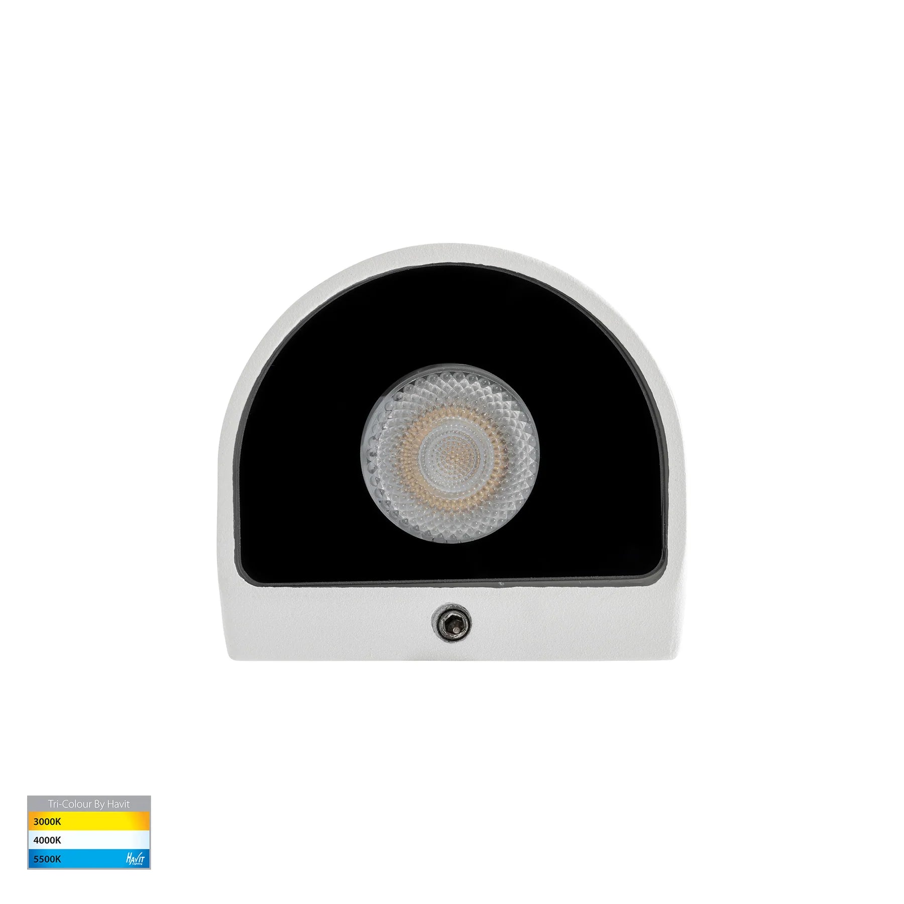 Havit Kaval Surface Mounted Exterior Wall Lights Tri- White 1.5W 12V IP65- HV3285T-WHT-12V 