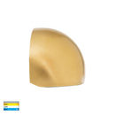 Havit Serres Surface Mounted Exterior Wall Lights Tri- Solid Brass 1.5W 12V IP65- HV3286T-BR-12V