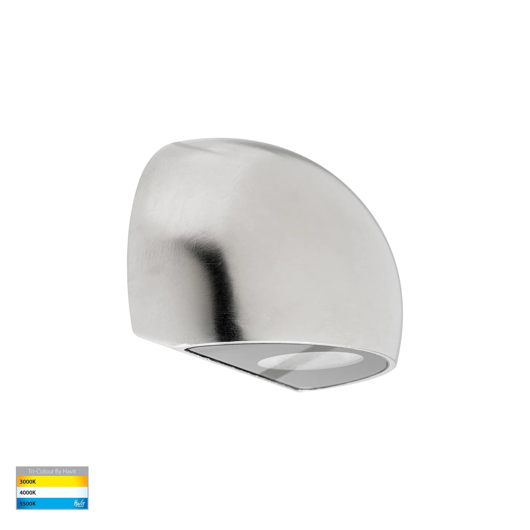 Havit Serres Surface Mounted Exterior Wall Lights Tri- 316 Stainless Steel 1.5W 12V IP65- HV3286T-SS316-12V