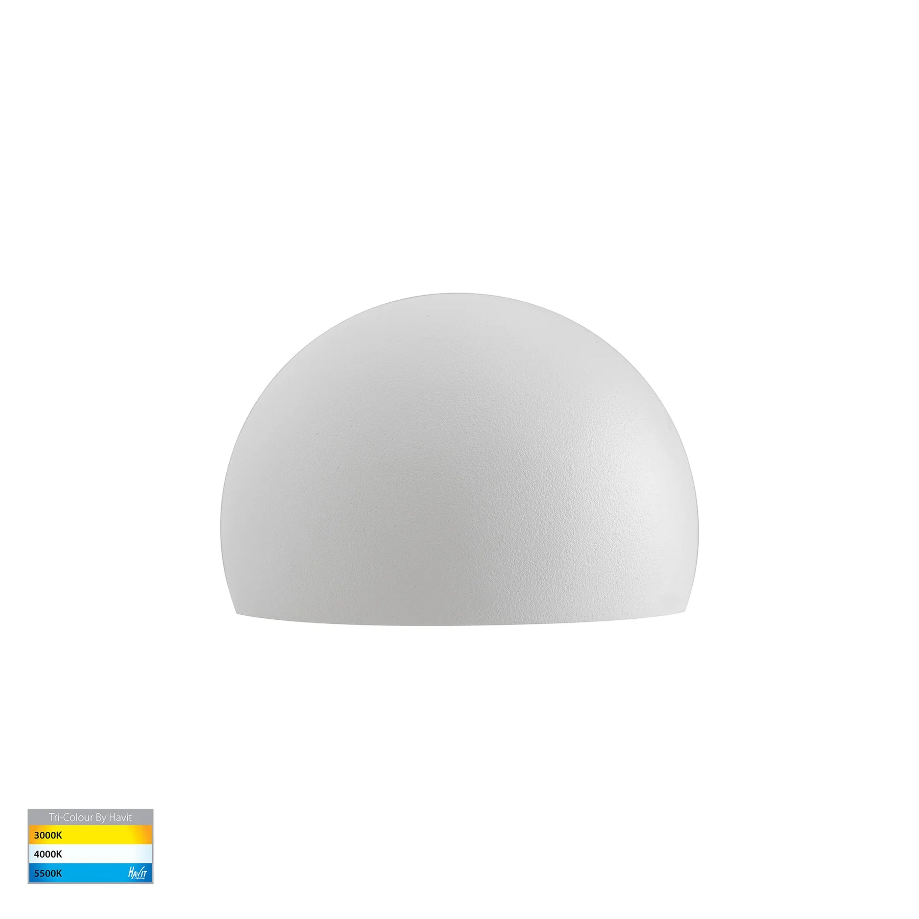 Havit Serres Surface Mounted Exterior Wall Lights Tri- White 1.5W 12V IP65- HV3286T-WHT-12V