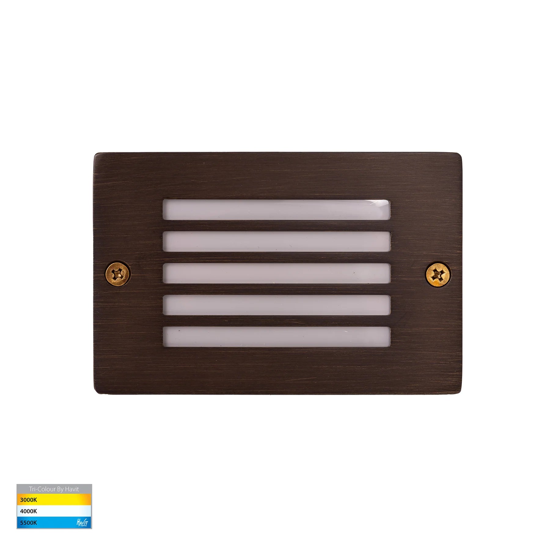 Havit Ardam Garden Step and Up Lights Tri- Antique Brass 3W 12V IP65 - HV3295T-AB-12V