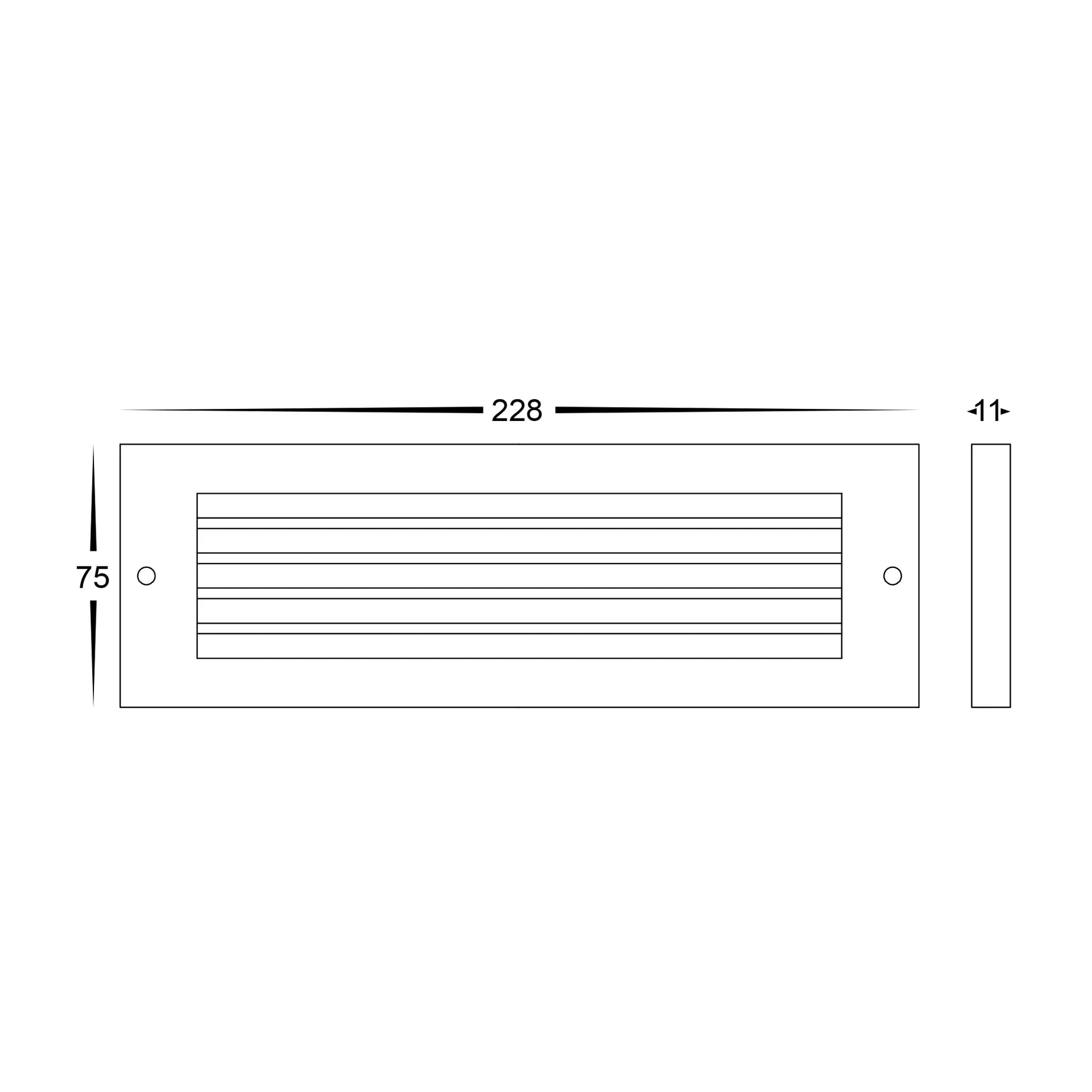 Havit Ardam Garden Step and Up Lights Tri- Solid Brass 6W 12V IP65 - HV3296T-BR-12V