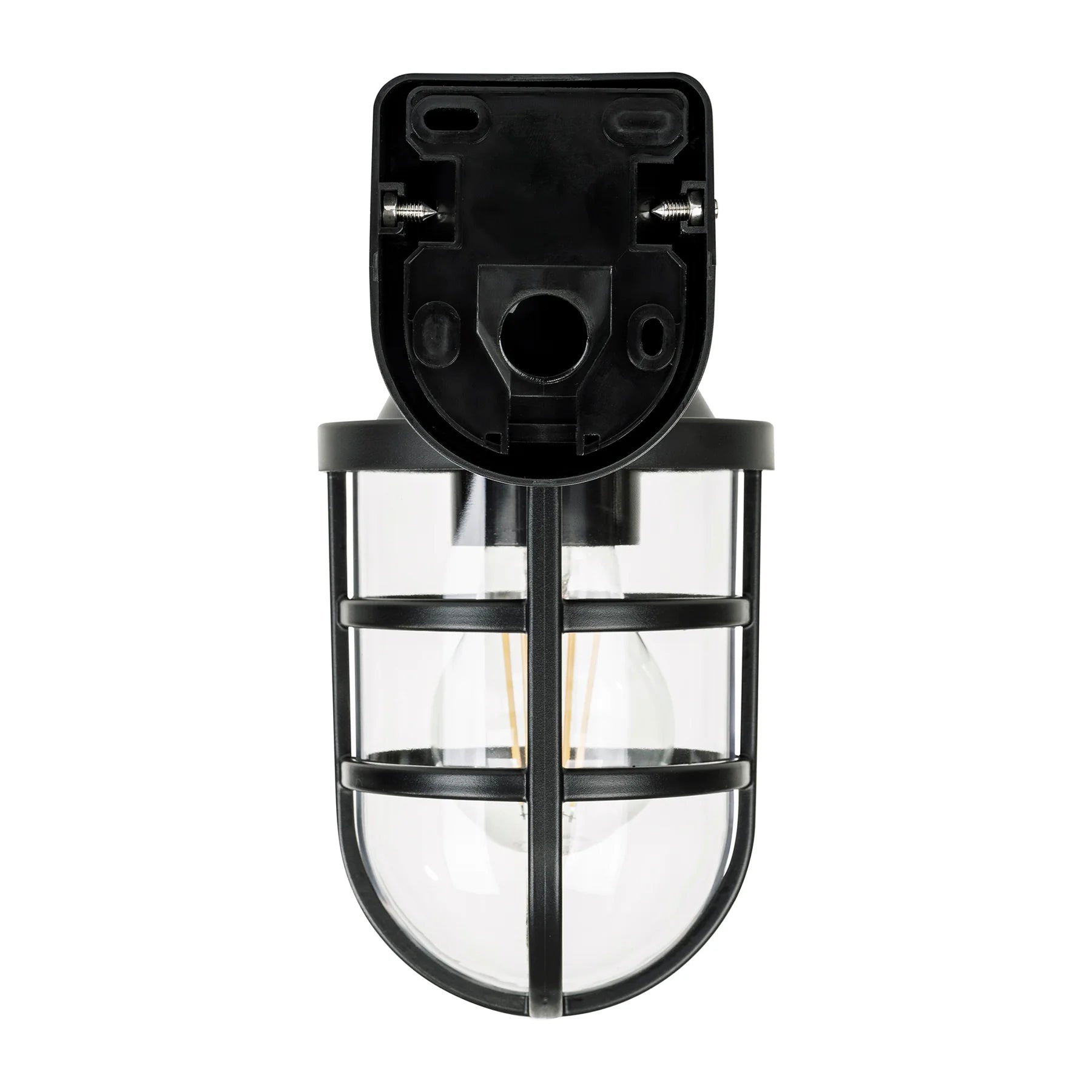 Havit Marina Polycarbonate Exterior Wall Lights 2700K Black 240V IP54- HV3511W-BLK 