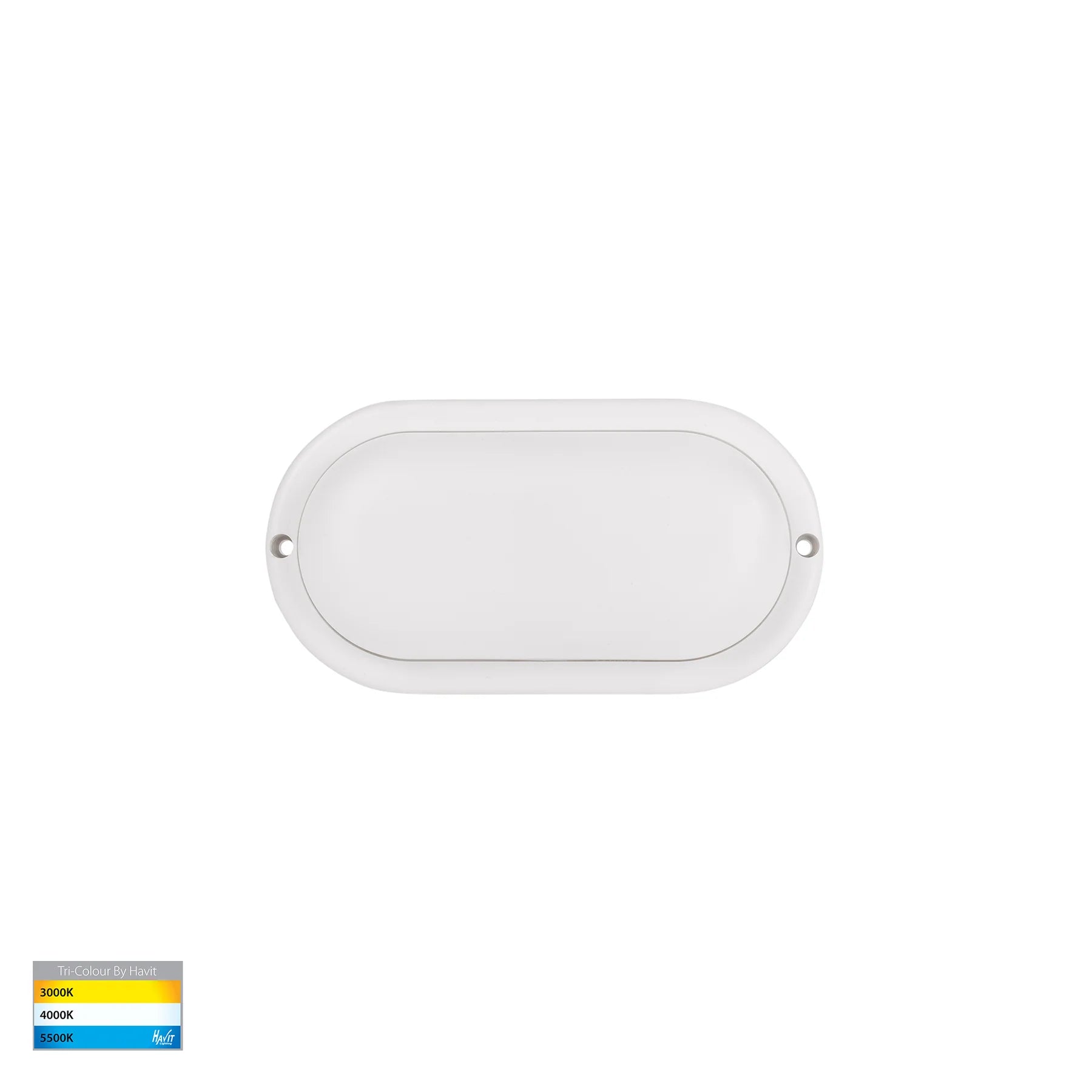 Havit Muovi Exterior Wall Lights 2700K Polycarbonate White 5W 240V IP65- HV3526T-WHT