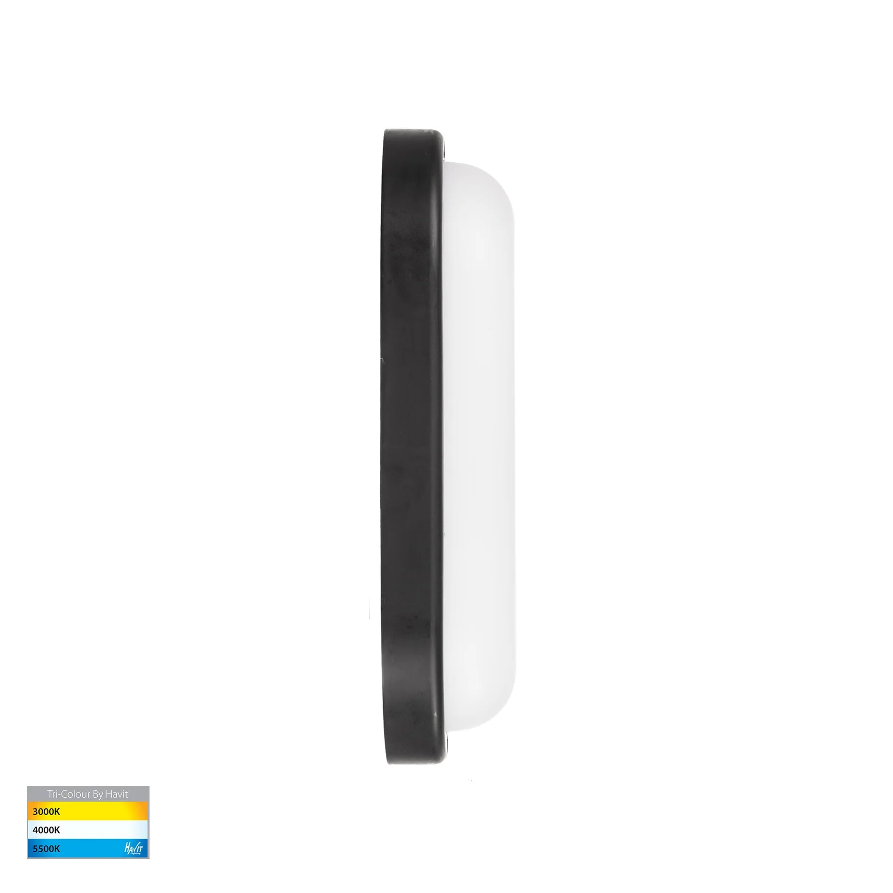 Havit Muovi Exterior Wall Lights Tri- Polycarbonate Black 7W 240V IP65- HV3527T-BLK