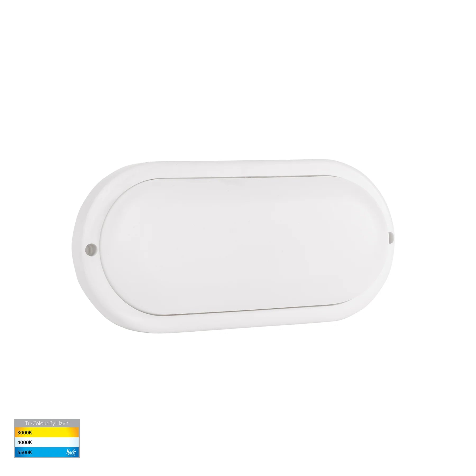 Havit Muovi Exterior Wall Lights Tri- Polycarbonate White 7W 240V IP65- HV3527T-WHT 