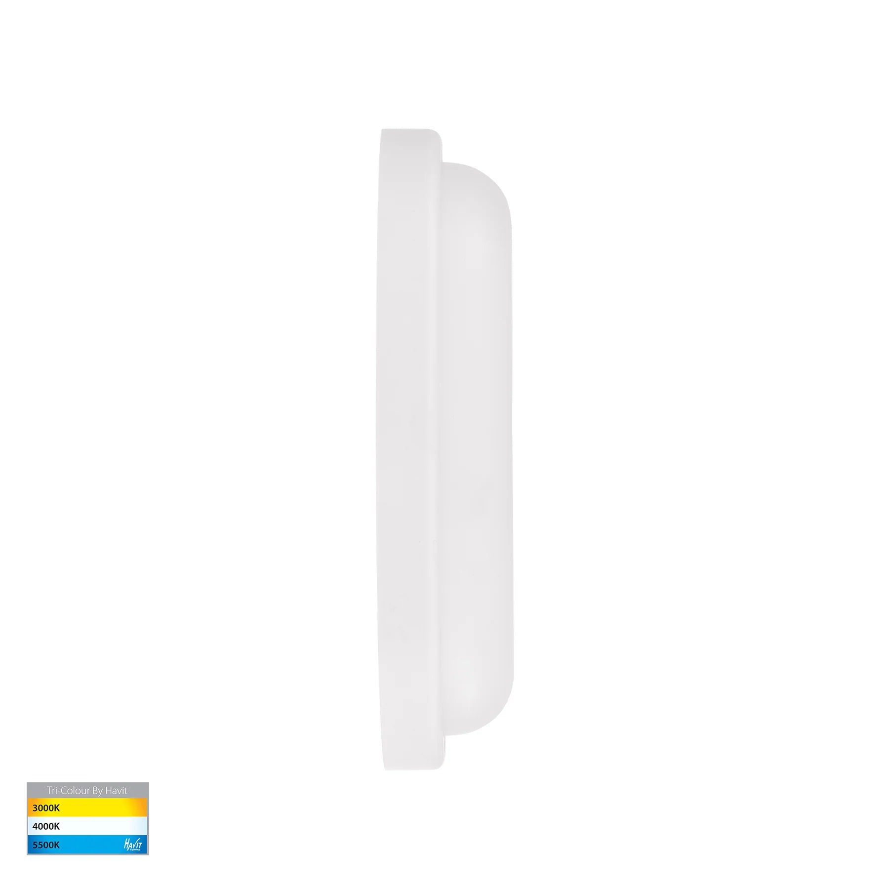 Havit Muovi Exterior Wall Lights Tri- Polycarbonate White 7W 240V IP65- HV3527T-WHT 