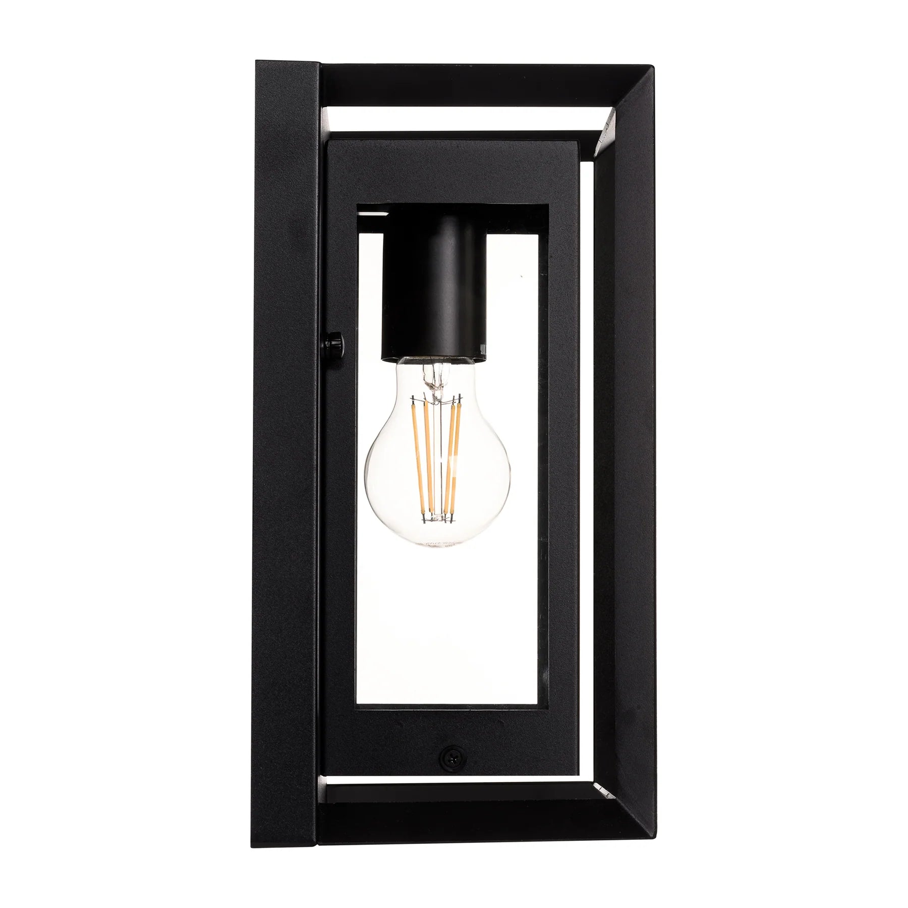 Havit Felix Galvanised Iron Exterior Wall Lights 2700K Black 8W 240V IP44- HV3531W-S-BLK