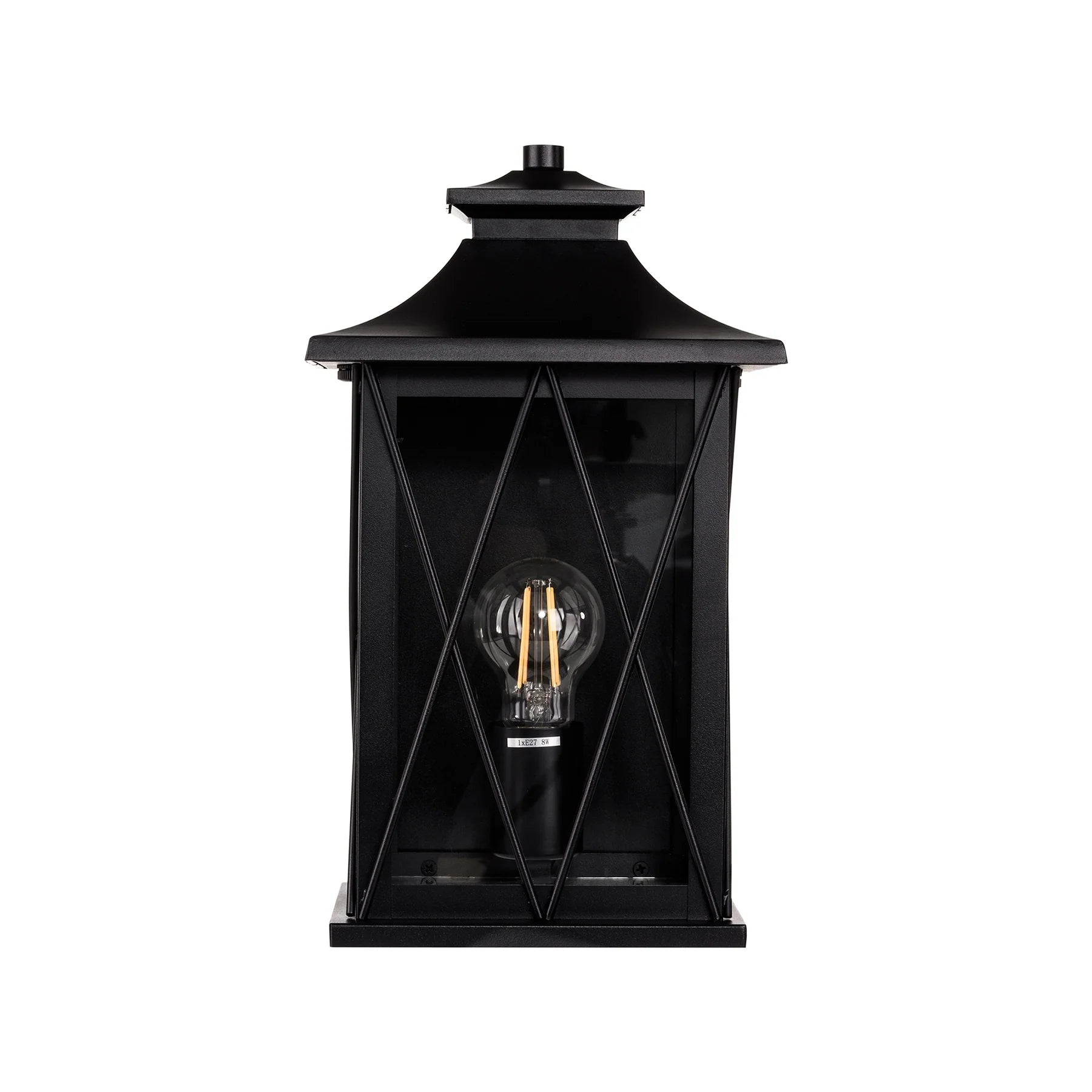 Havit Odin Galvanised Iron Exterior Wall Lights 2700K Black 8W 240V IP44- HV3532W-S-BLK