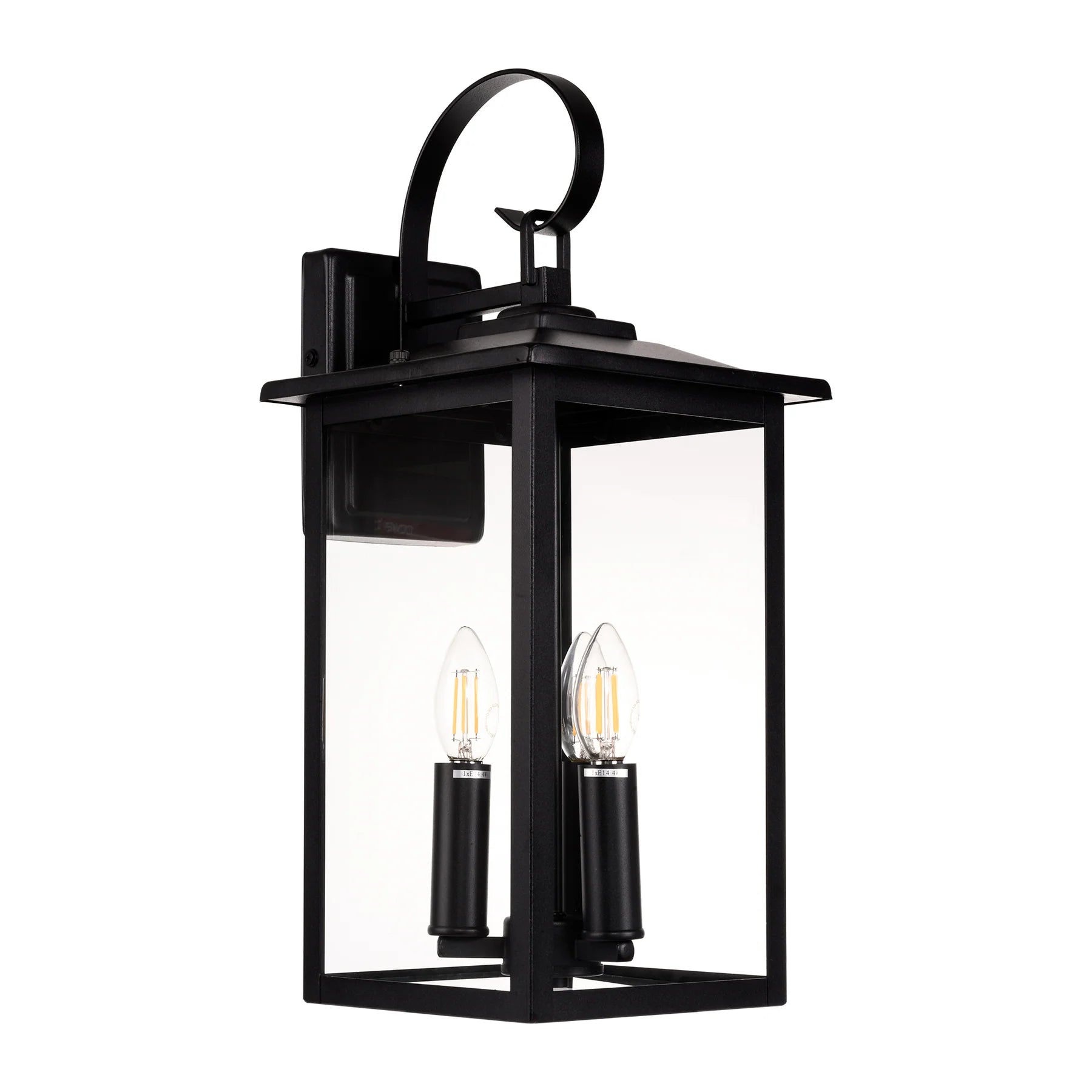 Havit Madix Galvanised Iron Exterior Wall Lights 2700K Black 3x4W 240V IP44- HV3535W-M-BLK 
