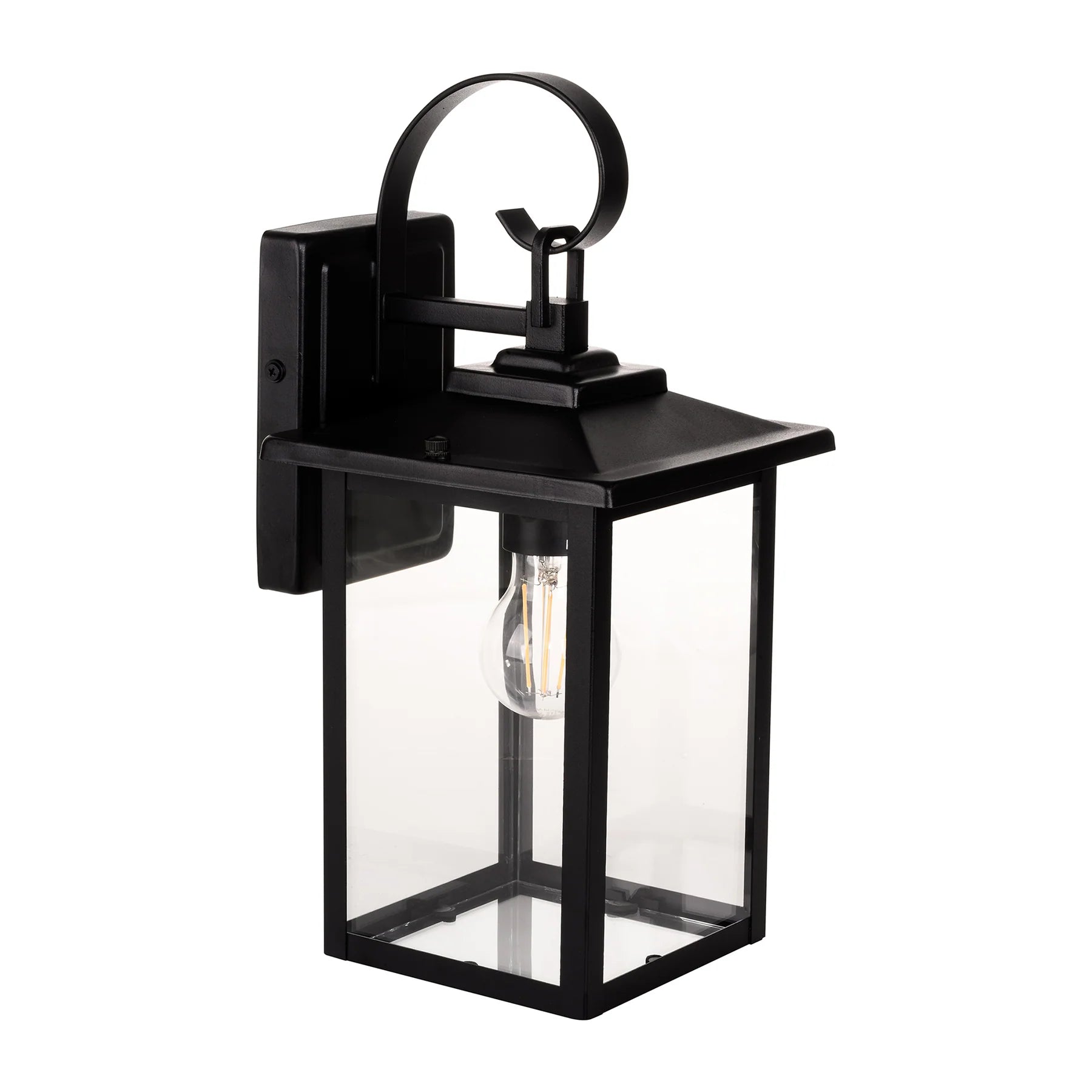 Havit Madix Galvanised Iron Exterior Wall Lights 2700K Black 8W 240V IP44- HV3535W-S-BLK