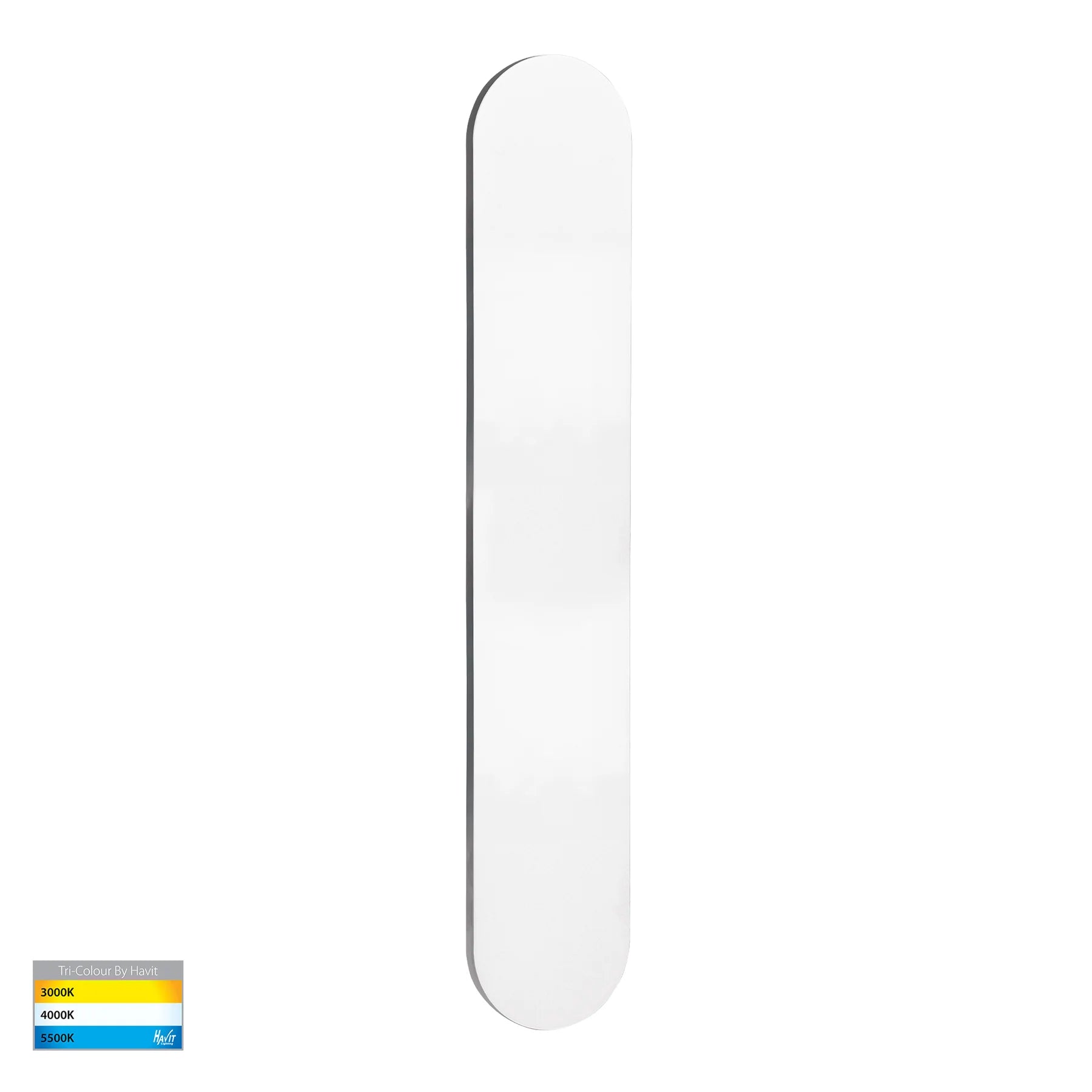 Havit Barline Shadow 600mm Exterior Wall Lights Tri- Aluminium White 12W 240V IP65- HV3562T-WHT