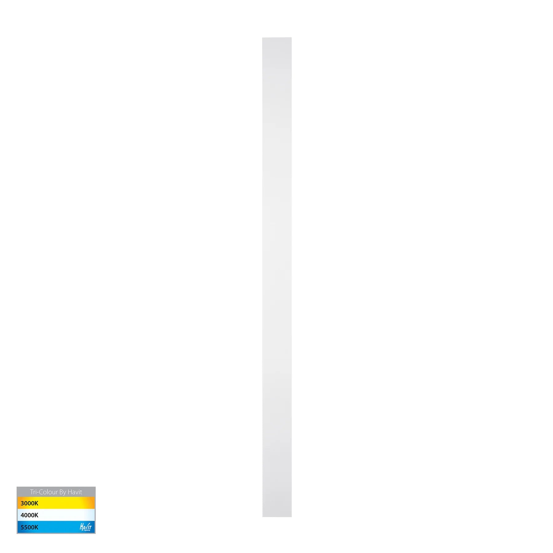 Havit Barline Shadow 1500mm Exterior Wall Lights Tri- Aluminium White 22W-45W 240V/24V IP65 - HV3576T-WHT