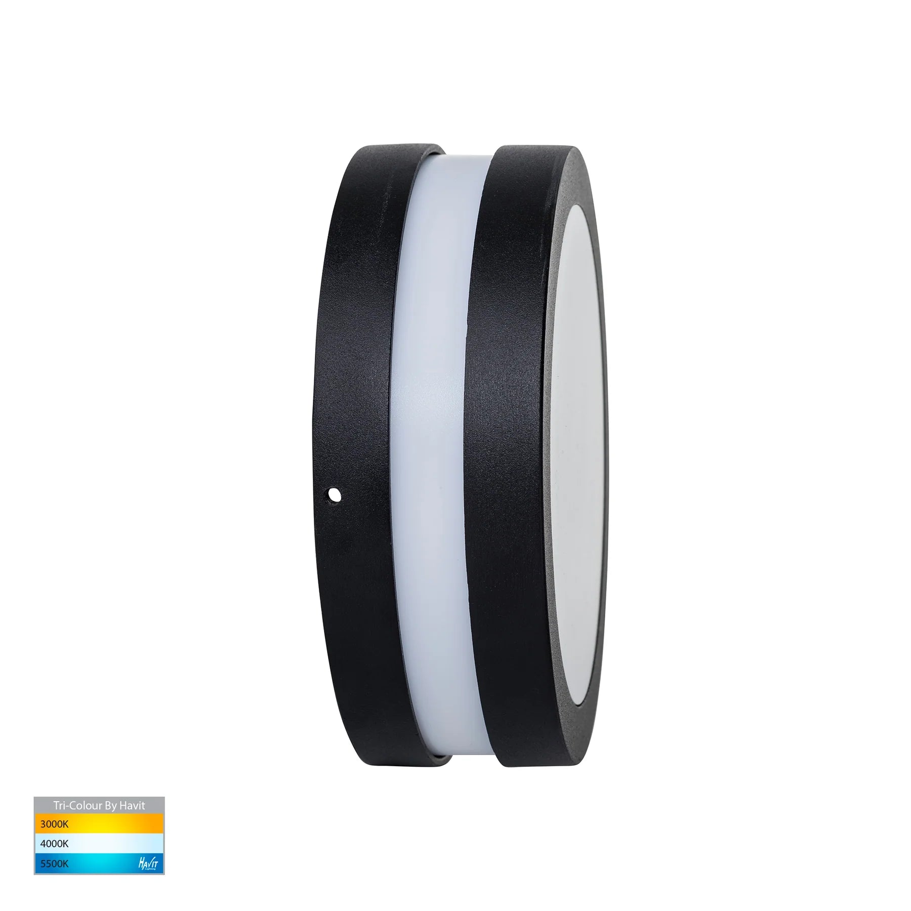 Havit Roto Bunker Light LED Bulkheads Tri- Black 10W 240V IP54- HV36003T-BLK