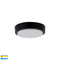 Havit Liptor Ceiling Mounted LED Oysters Tri - Black 10W 240V IP54 - HV36051T-BLK - Havit Lighting