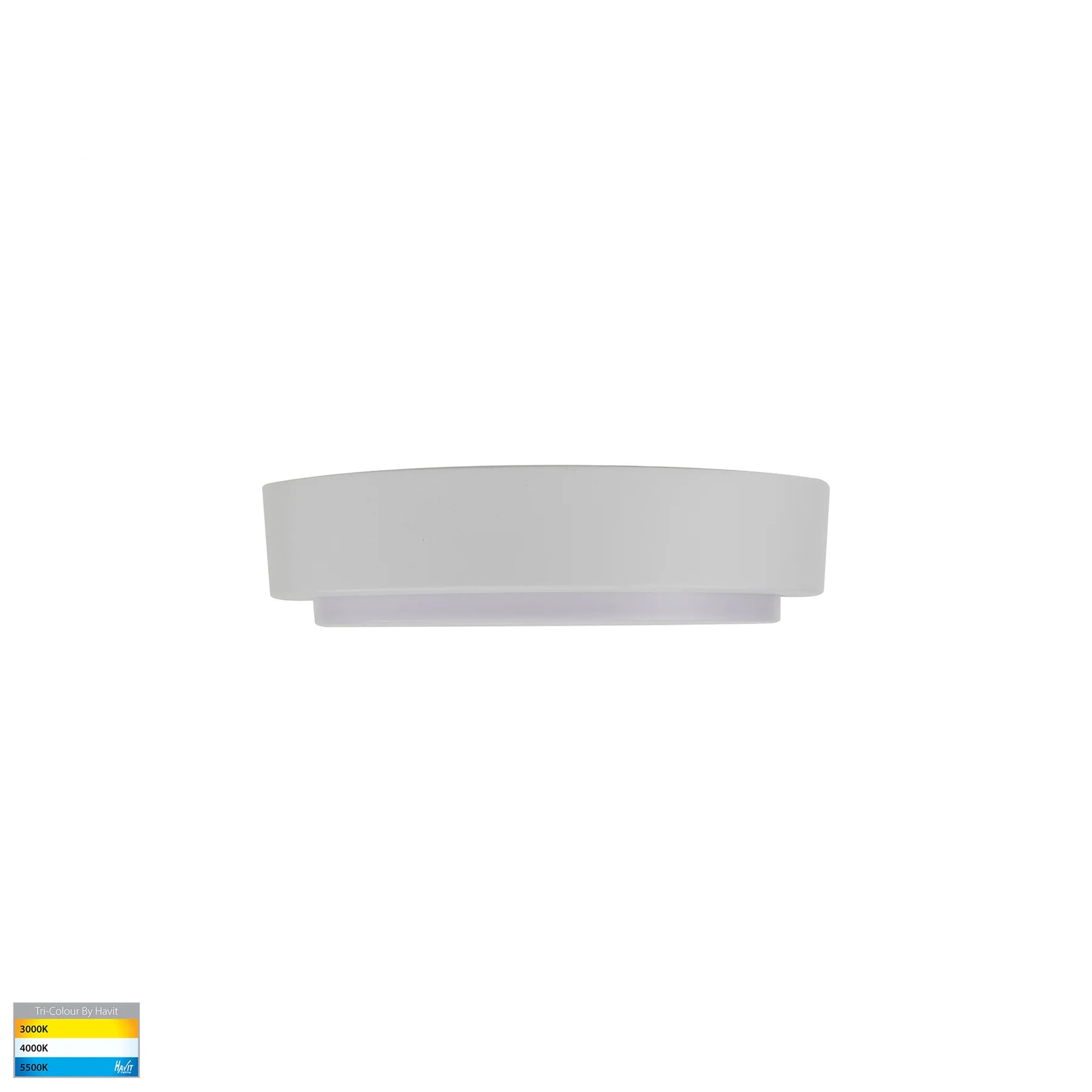 Havit Liptor Ceiling Mounted LED Oysters Tri- White 10W 240V IP54 - HV36051T-WHT