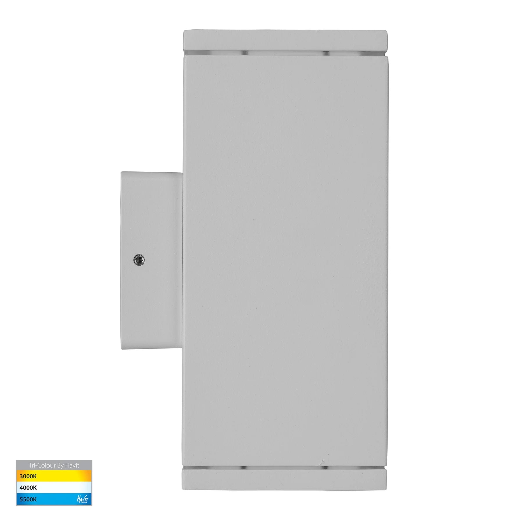 Havit Quadru Square Up & Down Exterior Wall Lights Tri - White 2x5W 240V IP54 - HV3624T-WHT - Havit Lighting