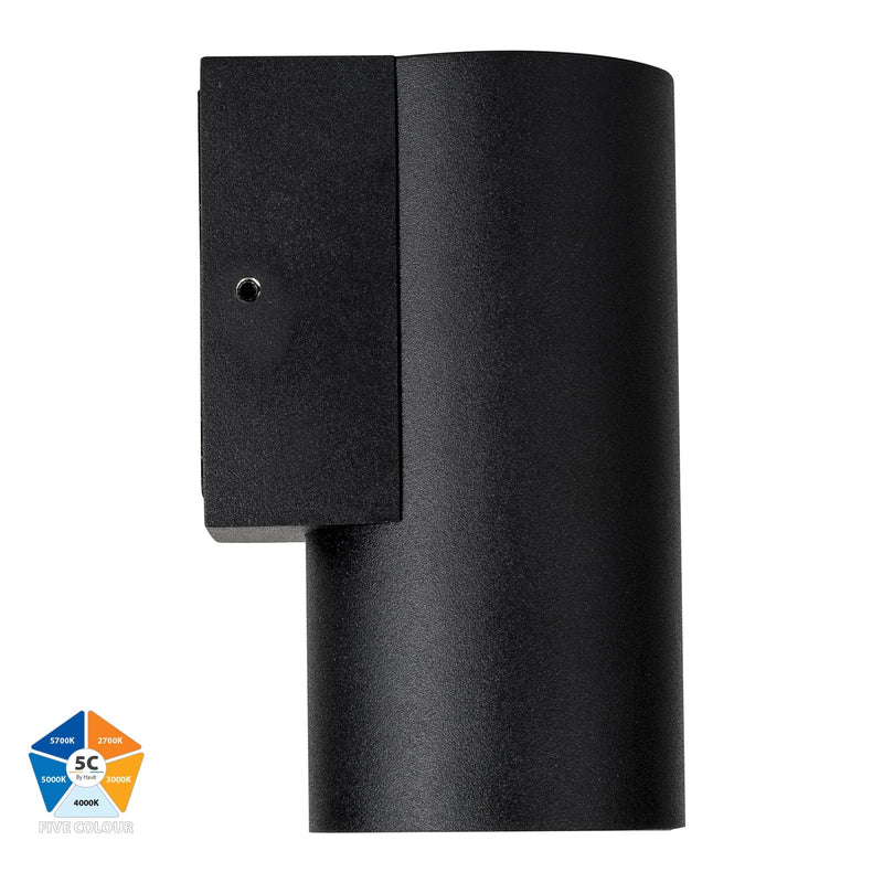 Havit Aries Fixed Down Exterior Wall Lights 5CCT Black 6W 240V IP65 - HV3625S-ALUBLK - Havit Lighting