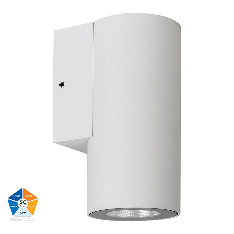 Havit Aries Fixed Down Exterior Wall Lights 5CCT White 6W 240V IP65 - HV3625S-ALUWHT -  Havit Lighting