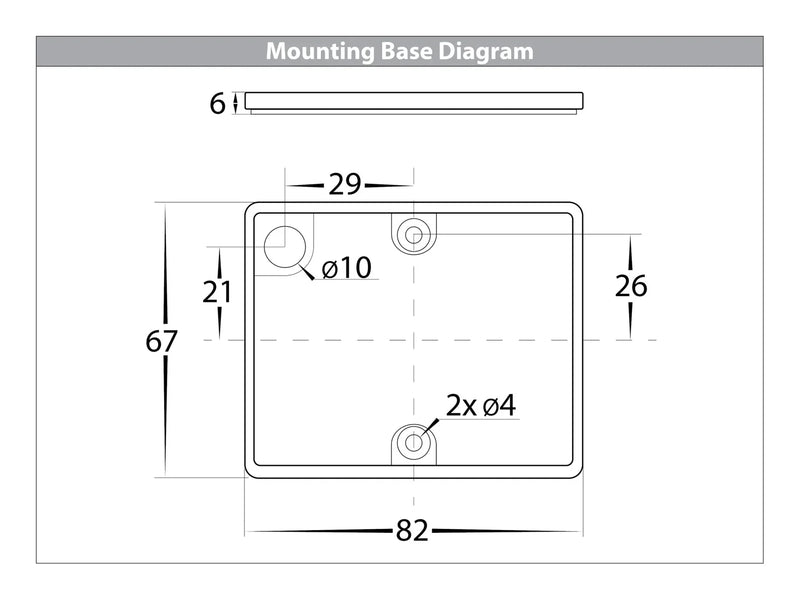 Havit Versa Square Up & Down Exterior Wall Lights Tri - Black 2x3W 12/240V IP65 - HV3658T-BLK-SQ, HV3658T-BLK-SQ-12V -Havit Lighting