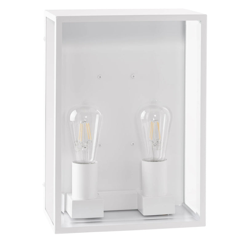 Havit Bayside 2 Light Wall Lights 2700K 316 Stainless Steel White 2x4W 240V IP54 - HV36592W-WHT