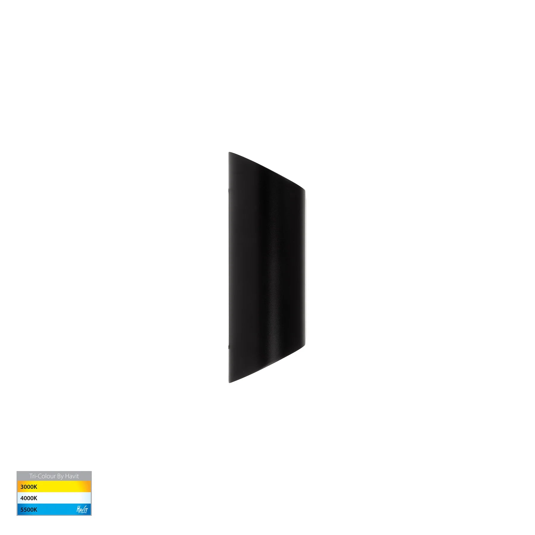 Havit Contec Up & Down Exterior Wall Lights Tri- Aluminium Black 2x5W 240V IP65- HV3662T-BLK-240V