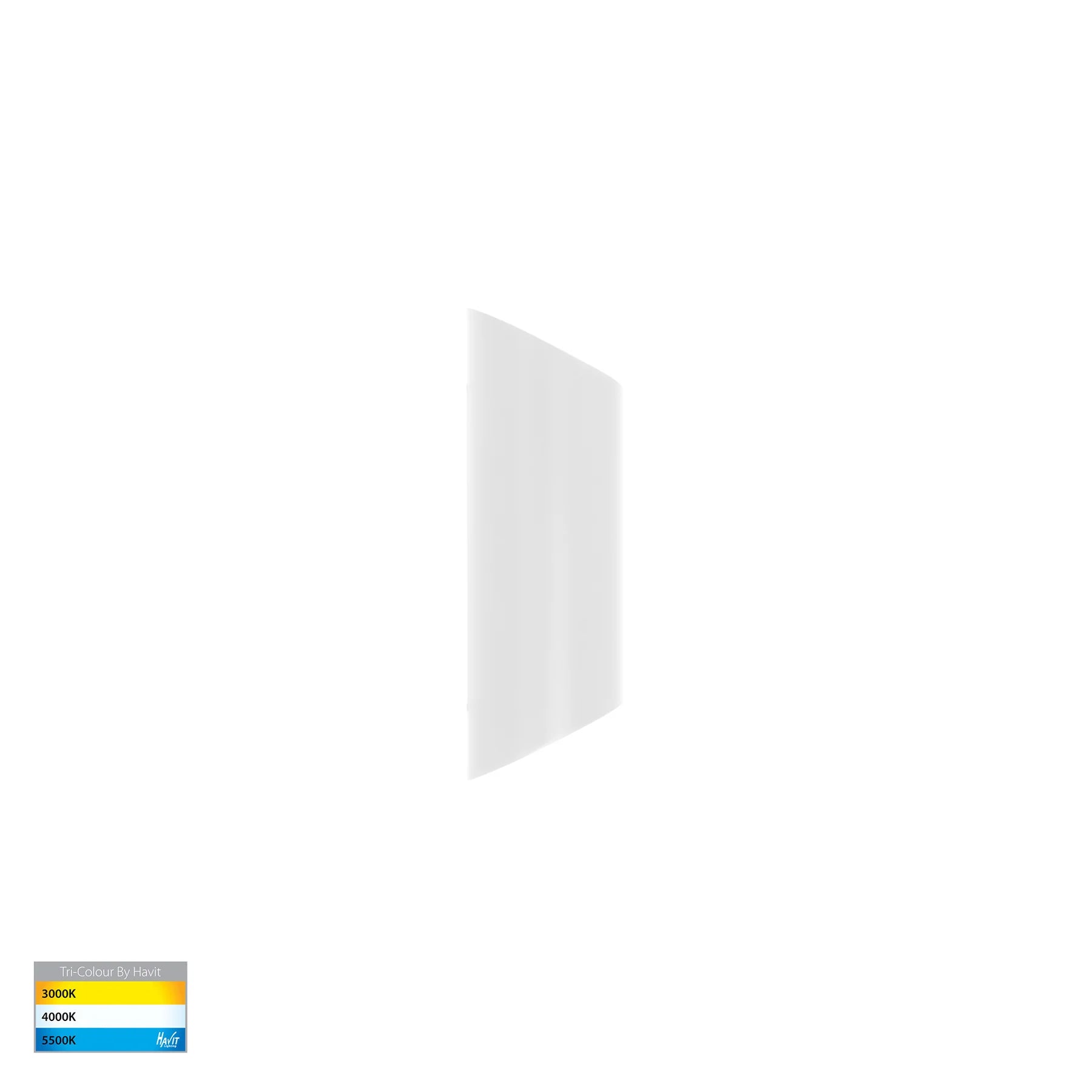 Havit Contec Up & Down Exterior Wall Lights Tri- Aluminium White 2x5W 240V IP65- HV3662T-WHT-240V