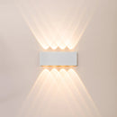 Havit Maro Up & Down Exterior Wall Lights Tri - White 8x1W 12V/240V IP54 - HV3697T-WHT-12V, HV3697T-WHT-240V