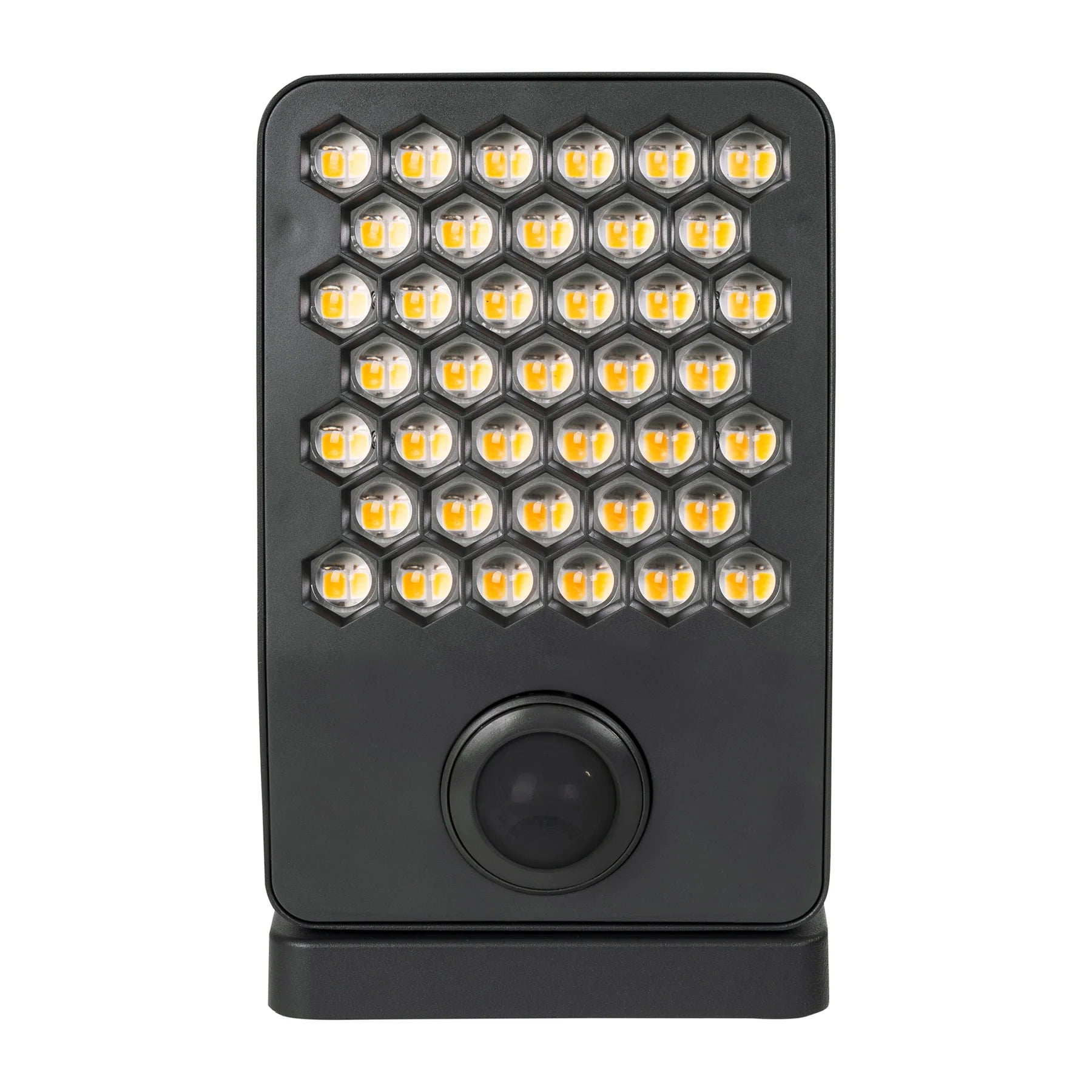 Havit Favo LED Floodlight with Sensor 4000K Aluminium Grey 13.7W 240V IP54- HV3721N-GRY-PIR