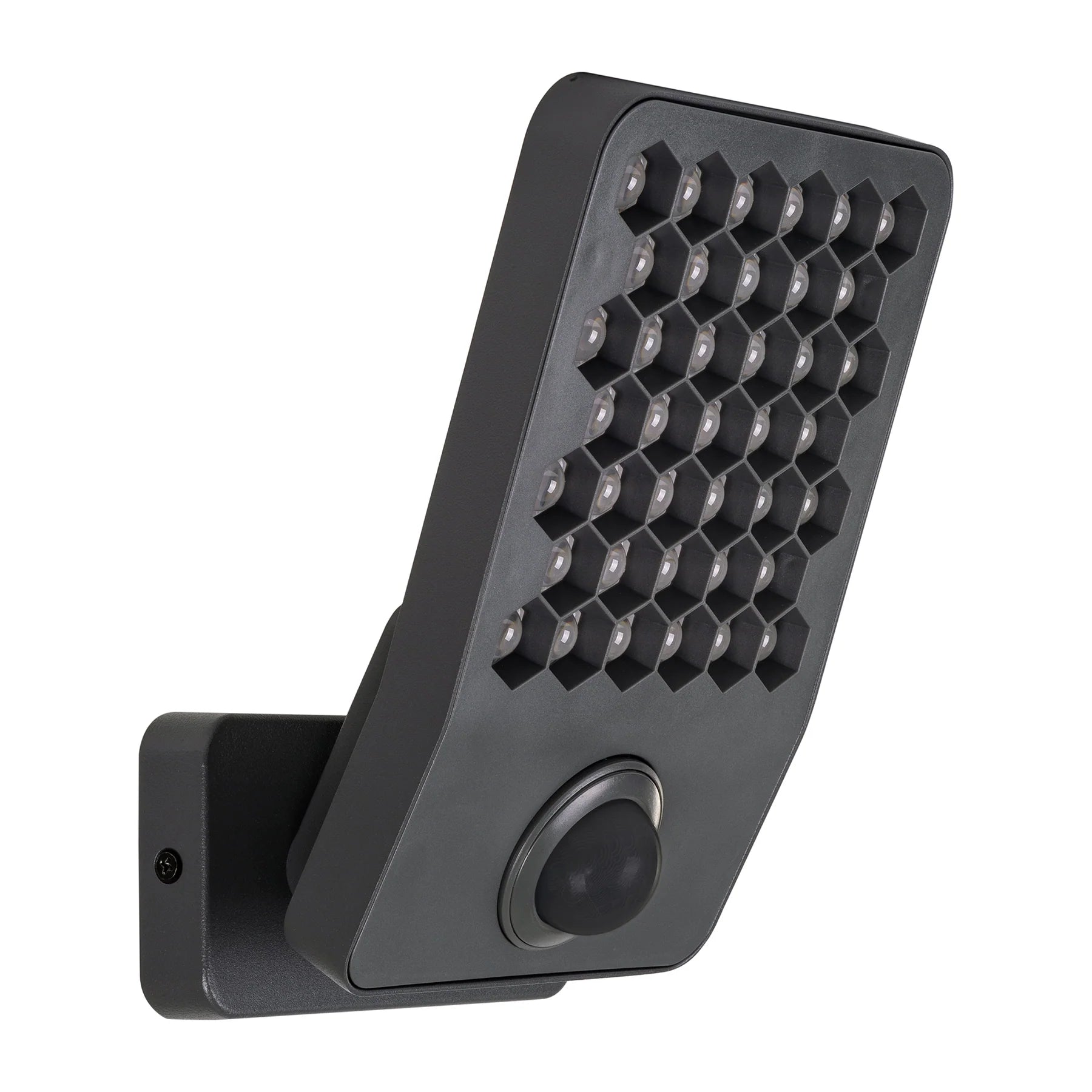 Havit Favo LED Floodlight with Sensor 4000K Aluminium Grey 13.7W 240V IP54- HV3721N-GRY-PIR