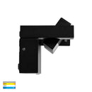 Havit Locu Adjustable LED Floodlights Tri- Aluminium Black 12W 240V IP65- HV3731T-BLK