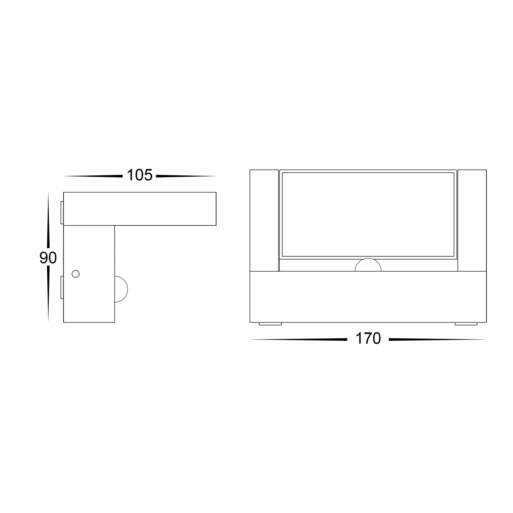 Havit Locu Adjustable LED Floodlight with Sensor Tri- Aluminium Black 12W 240V IP65- HV3731T-BLK-PIR